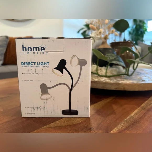 Flexible, LED Desk Lamp- black - Picture 4 of 8